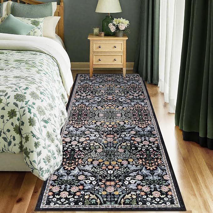 Runner Rug for Entryway: 2x5 Kitchen Rugs Non Slip Washable Ultra-Thin Soft - Image 2