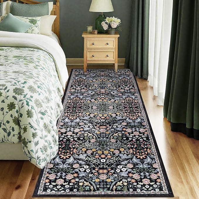 Runner Rug for Entryway: 2x6 Kitchen Rugs Non Slip Washable Ultra-Thin Soft - Image 2