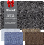 Premium Microfiber Indoor Door Mat – 36"x72" Washable Entry Mat, Waterproof by RugMast