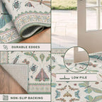 Insect Print 8ft Long Hallway Runner Rug - Image 5