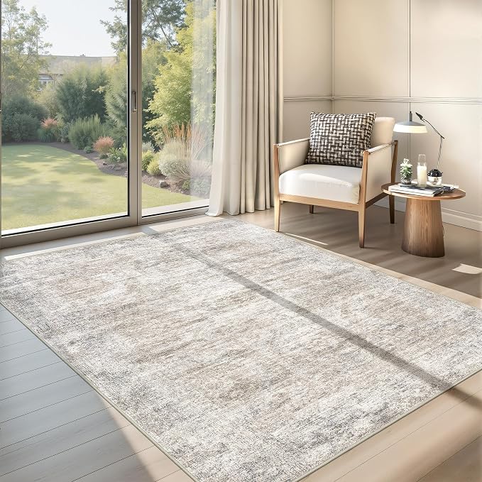 3x5 Washable Area Rug for Entryway, Soft Kitchen Rugs Non Slip for Dining Room - Image 3