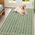 Smiry Dog Door Mat for Muddy Paws 47x32, Absorbent Dirt Trapper, Non-Slip by Smiry