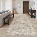 Soalmost Hallway Runner Rug 4x8 Wide: Washable Thin Runners - Image 3