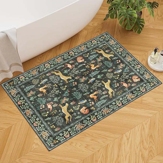 DUKINO 2x3 Rug, Washable Animal Rugs - Image 8