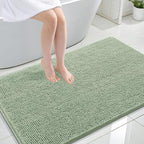 OLANLY Large Bathroom Rugs 47x32, Extra Soft Absorbent Chenille Bath Rugs by OLANLY