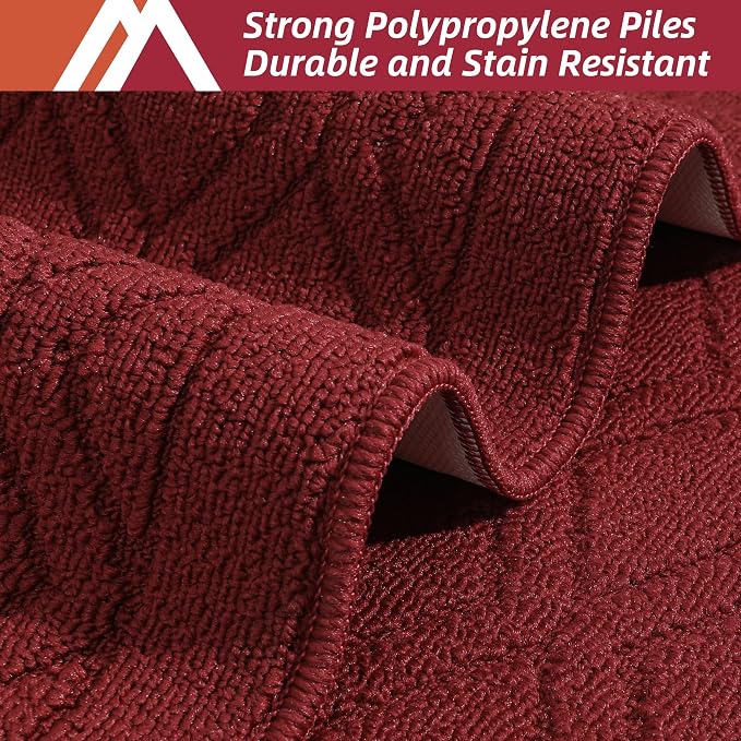 COSY HOMEER-Kitchen-Rugs-and-Mats 20"x48" Non Slip Kitchen Mats - Image 3