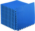 ProsourceFit Exercise Puzzle Mat ½-inch, EVA Interlocking Foam Floor Tiles by ProsourceFit