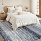 Nakagishi Area Rug Living Room Rugs: 7x9 Machine Washable Boho Large Neutral - Image 4