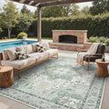 GENIMO Outdoor & Indoor Area Rug 8'x10', Waterproof, Non-Shedding, Easy Cleaning by GENIMO