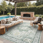 GENIMO Outdoor & Indoor Area Rug 8'x10', Waterproof, Non-Shedding, Easy Cleaning by GENIMO