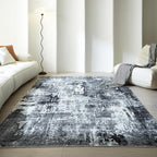 Rugcomf 6x9 Rug Washable Bedroom Rug Large Soft Area Rug Abstract Pattern - Image 2