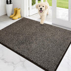PURRUGS Dirt Trapping Door Mat 32" x 47", Non-Slip Machine Washable Entry Rug by PURRUGS