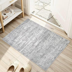 DMOYEST 2x3 Entryway Area Rug: Washable Neutral Modern Abstract Small Rug by DMOYEST