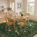 DUKINO 6x9 Rug, Washable Animal Living Room Rug - Image 6