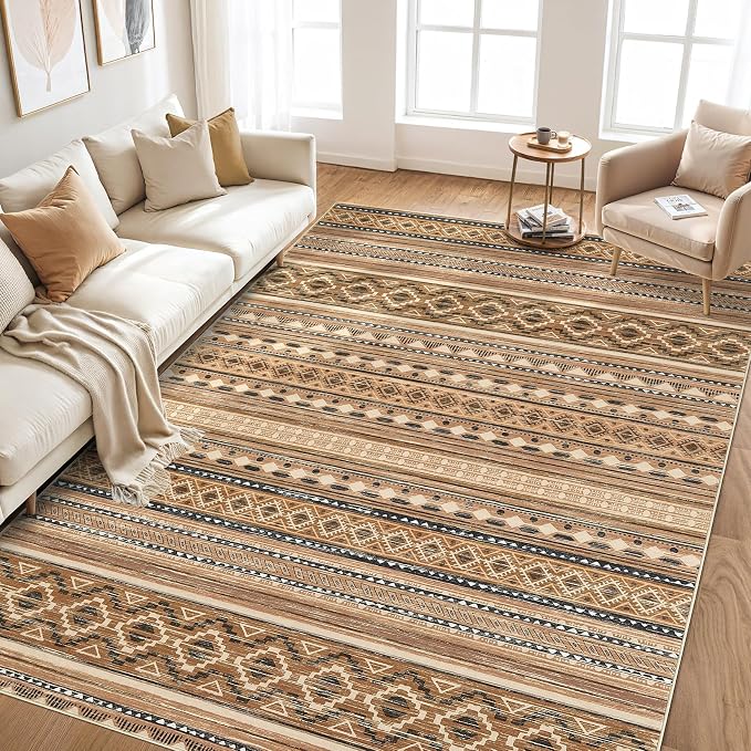 cotiled 7x9 Area Rugs Living Room Rug: Washable Boho Rugs - Image 6