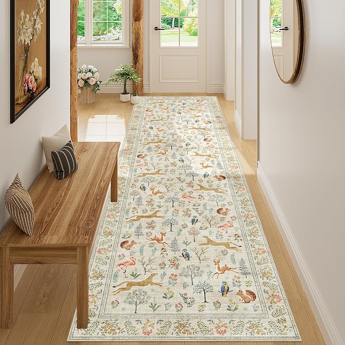 DUKINO 3x10 Washable Runner Rug - Image 5