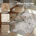 36"x48" Office Chair Mat for Hardwood Tile Floor, Under Desk Carpet Protector - Image 3