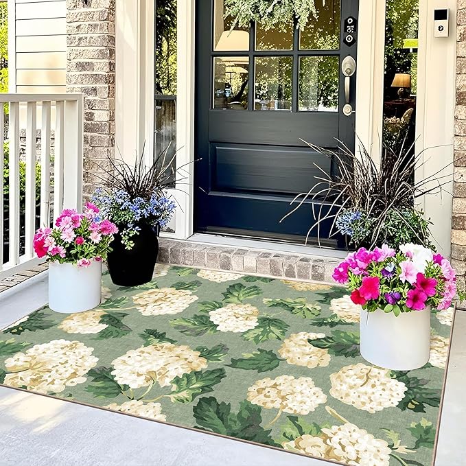3x5 Floral Entry Rug - Image 3