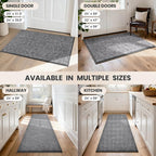 PURRUGS Dirt Trapping Door Mat 34" x 59", Non-Slip Machine Washable Entry Rug - Image 9