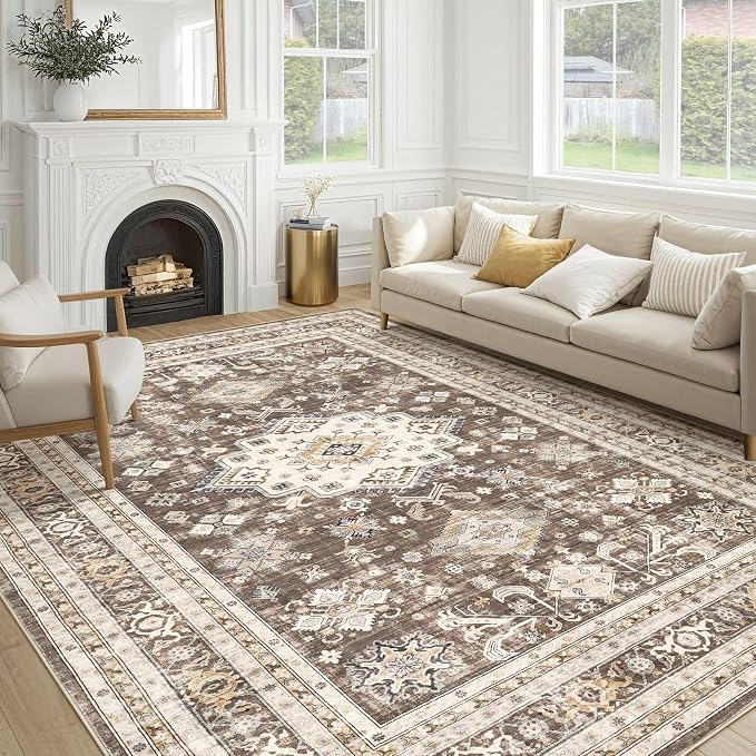 Vintage Living Room Area Rug 7x10 by COTILED