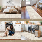 2x8 Runner Rug Washable Hallway: Non Slip Kitchen Runners - Image 4