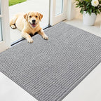 OLANLY Dog Door Mat for Muddy Paws 44x32, Ultra Absorbent Chenille Mud Doormat by OLANLY