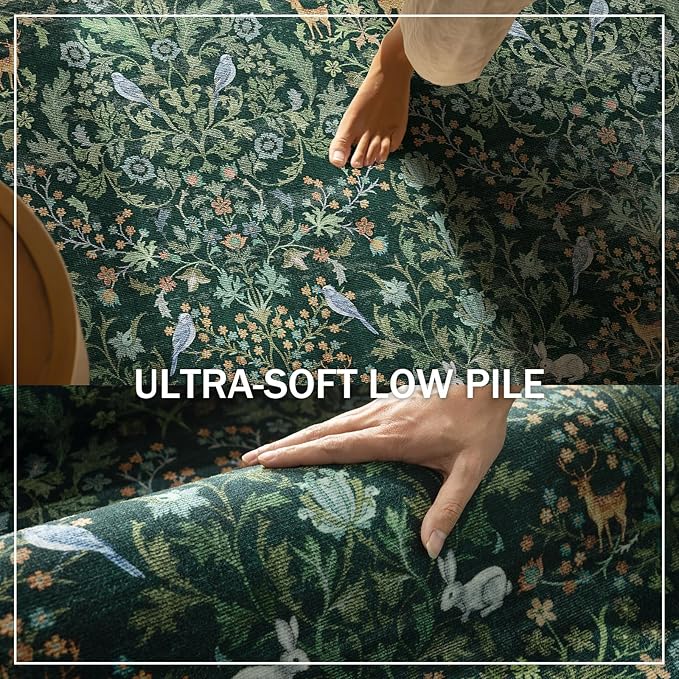 Washable Runners for Hallways Kitchen Rugs: 2'x6' Runner Rug Stain Resistant - Image 5