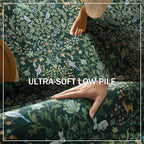 Washable Area Rugs for Living Room: 9x12 Rug Stain Resistant Non Slip Low Pile - Image 5