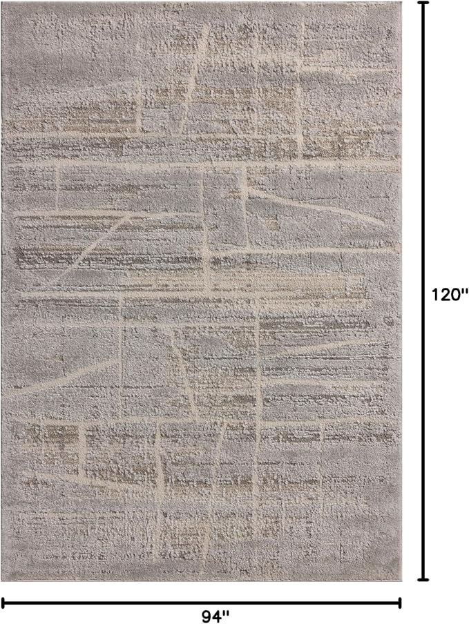 Loloi Amber Lewis Monty Collection MOT-07 Natural/Mist 7'-10" x 10', .50" Pile - Image 2