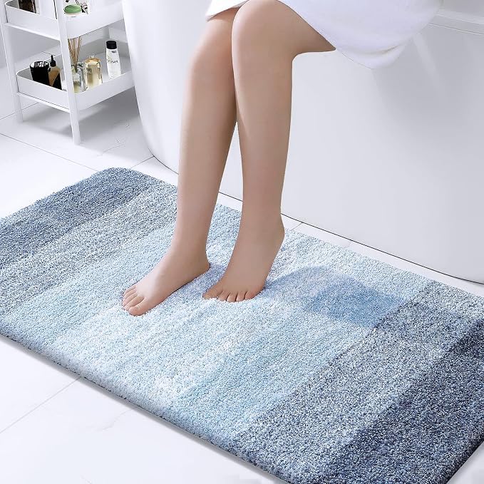 OLANLY Bathroom Runner Rugs Mat 44x24, Extra Soft Absorbent Microfiber Bath Rugs by OLANLY