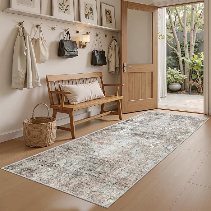 Soalmost Runner Rug 2x5 Washable Non-Slip Kitchen Runner Rugs - Image 2