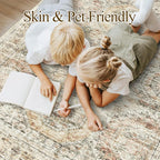 Soalmost 6x9 Area Rug for Living Room Washable 6x9 Non-Slip Modern Rugs for - Image 4