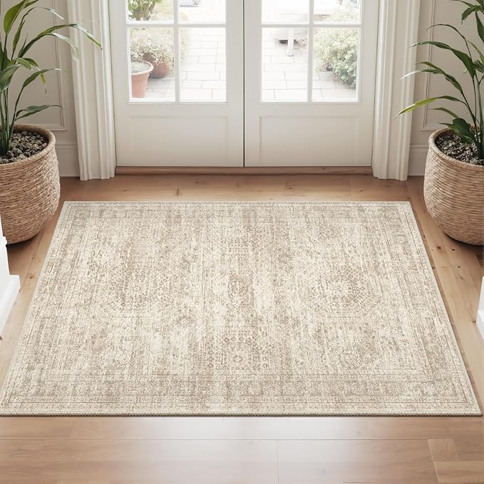Soalmost 2x3 Washable Rugs for Kitchen, Powder Room Small Area Rug Non-Slip - Image 8