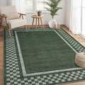 GarveeHome Washable Area Rug 4x6 Small Living Room Rugs Modern Bordered Soft by GarveeHome