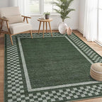 GarveeHome Washable Area Rug 4x6 Small Living Room Rugs Modern Bordered Soft by GarveeHome