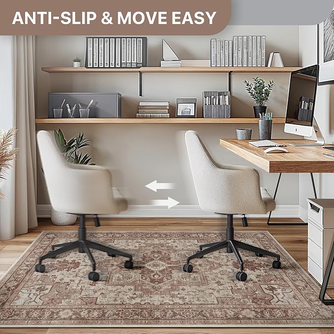 48"x60" Office Chair Mat for Hardwood Tile Floor, Under Desk Carpet Protector - Image 5