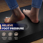 FEATOL Anti Fatigue Mat for Standing, 9/10 Extra Thick Ergonomic Standing Desk - Image 3