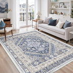 zesthome 7x9 Area Rug, Super Soft Washable Rugs - Image 4
