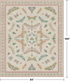 Hazo Haus 7x9 Cute Insect Rugs for Girls Bedroom - Image 2