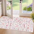 DUKINO 2x4 Rug for Hallway, Washable Kitchen Runner Rug by DUKINO