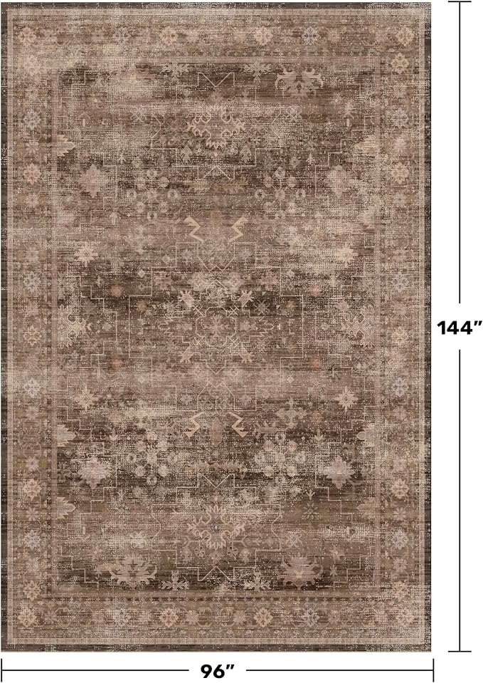 Hazo Haus Gold Brown 8x12 Big Rugs - Image 2