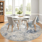 6ft Washable Round Rug - Image 2