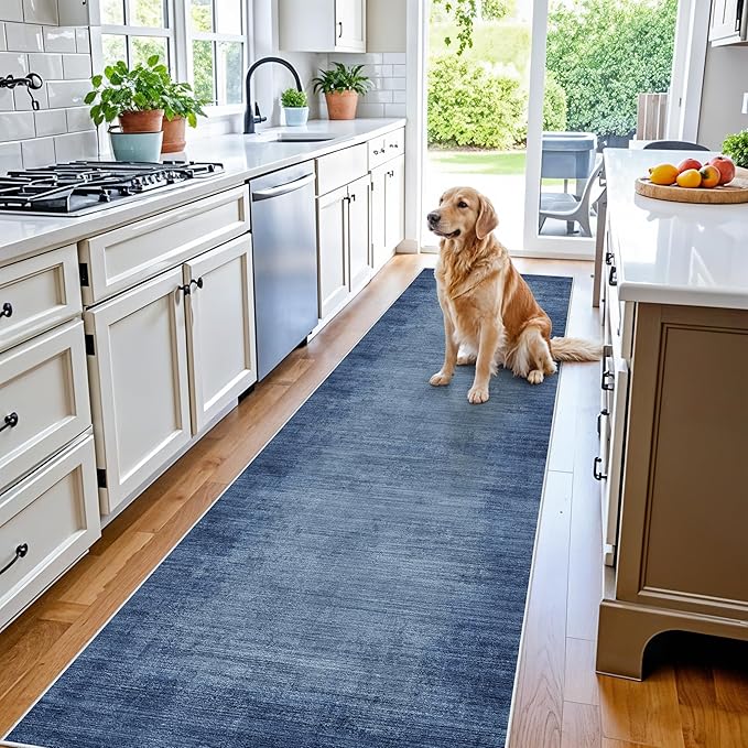 3x10 ft Long Hallway Runner Rug – Non-Slip Washable Kitchen Floor Rug by BYYVOORugsforYourHome
