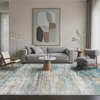BEIMO Area Rugs 5x7 for Living Room Bedroom, Modern Abstract Machine Washable - Image 3
