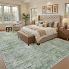 Soalmost 9x12 Area Rugs for Living Room, Non-Slip Machine Washable Vintage Rugs - Image 4