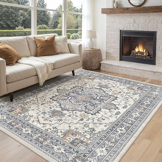 UERMEI 5x7 Area Rug Living Room Rugs - Image 4