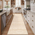 Miukiki 2x8 Runner Rug Moroccan Washable Kitchen Rug Non Slip Indoor Floor by Miukiki