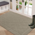 BEQHAUSE Dirt Trapper Door Mat 32" x 48", Doormat Non-Slip Entryway Rugs by BEQHAUSE