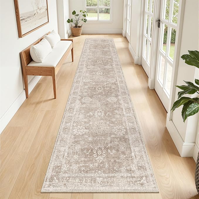 Madane Runner Rug 2x12 for Hallway, Kitchen Non-Slip Runner Rug - Image 3