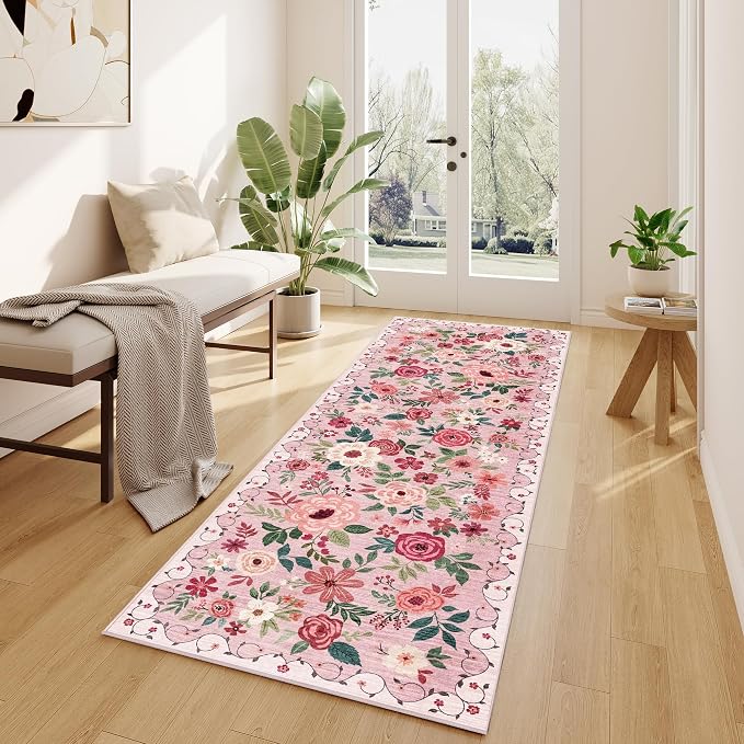DUKINO 2x6 Kitchen Runner Rug for Hallway, Washable Runner Rug - Image 6